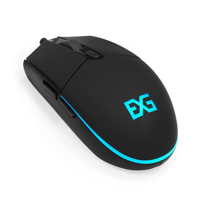 Мышь Exegate SL-9066 EX285391RUS USB, лазерная, 2400 dpi, 6 кнопок, колесо прокрутки, длина кабеля 1.5м, черная