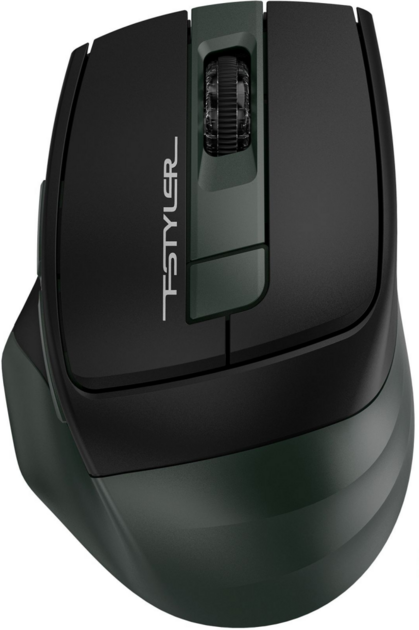 Мышь A4Tech Fstyler FB35S (FB35S USB Midnight Green) темно-зеленый/черный оптическая 2000dpi беспроводная BT