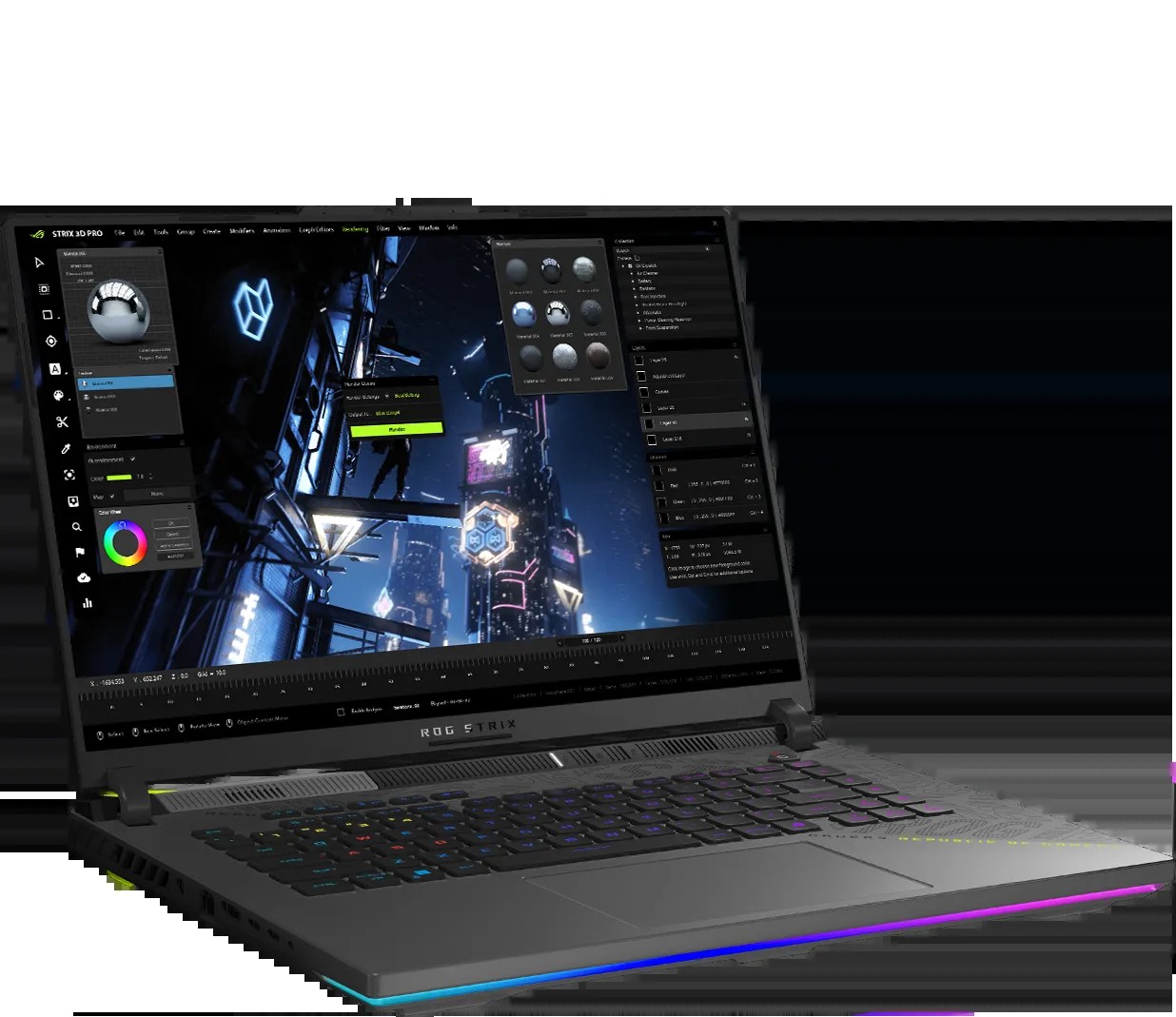 Ноутбук Asus ROG Strix G16 G614FR-TS412 (90NR0NK8-M00N00)Ryzen 9 9955HX 32Gb SSD1Tb NVIDIA GeForce RTX5070Ti 12Gb 16" IPS 2.5K (2560x1600) без ОС grey
