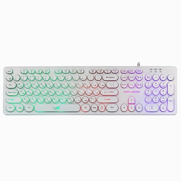 Клавиатура Dialog Gan-Kata KGK-16U white