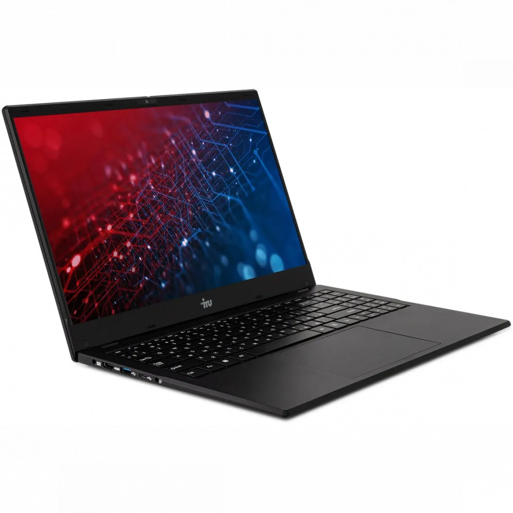 Ноутбук IRU Planio 15ING (2058911) N100 8Gb SSD256Gb Intel Iris Xe graphics 15.6" IPS FHD (1920x1080) Free DOS black 6000mAh
