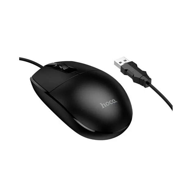 Мышь HOCO GM50 League business wired mouse (черный)