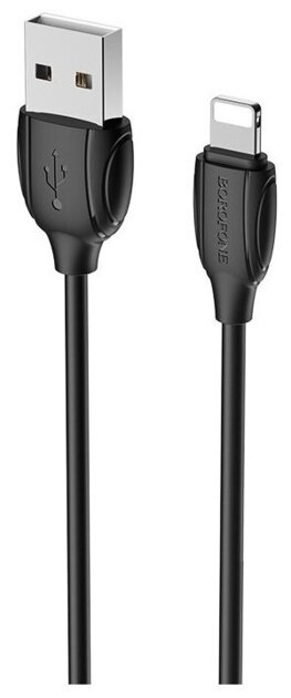 Дата-кабель BOROFONE BX83  Famous silicone charging Type-C 1м (черный)