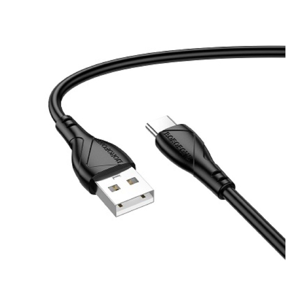 Кабель BOROFONE BX121/ USB  Type-C/ 1m/ 3A/ Черный, (Арт. B-23061)