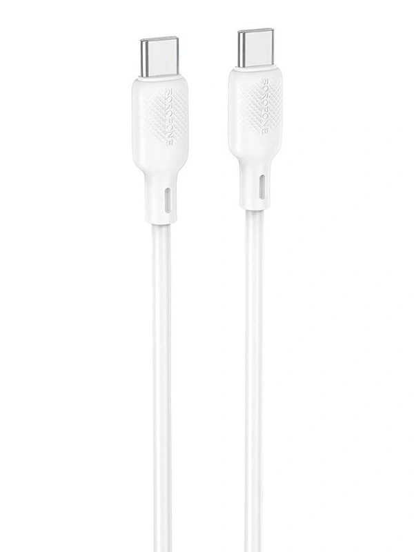 Дата-кабель BOROFONE BX113 Lenny USB-Type-C 1.0м, 3.0A, силикон белый