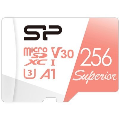 Карта памяти Silicon Power Superior (SP256GBSTXDV3V20) 256GB A1 microSDXC Class 10 UHS-I U3 100/80 Mb/s