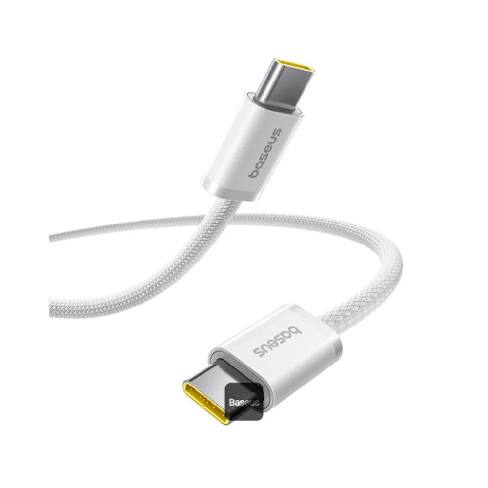 Кабель BASEUS P10381400211-00 Dynamic 4 fast charging cable USB-C to USB-C 100W 1M Moon White