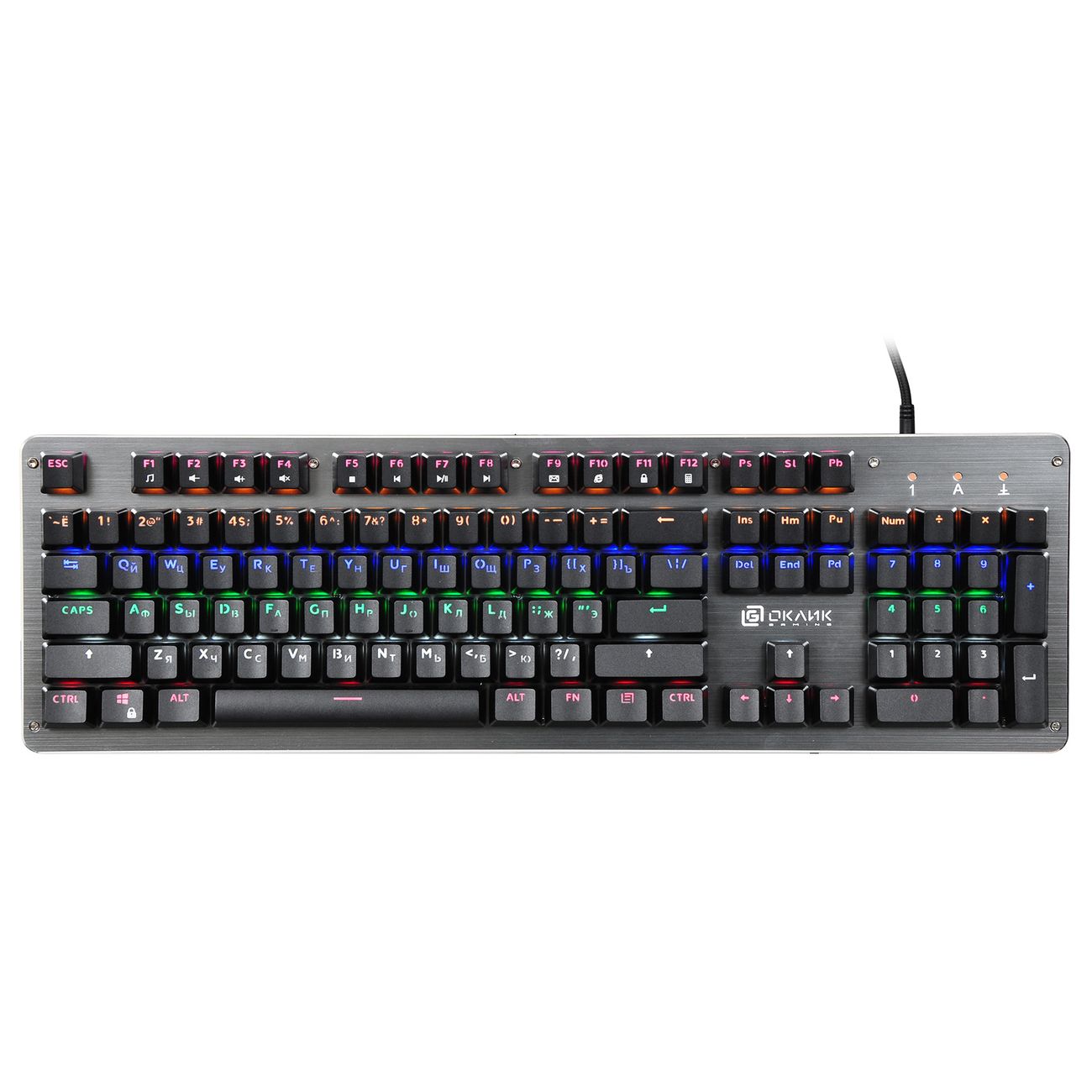 Клавиатура Oklick 970G Dark Knight черный