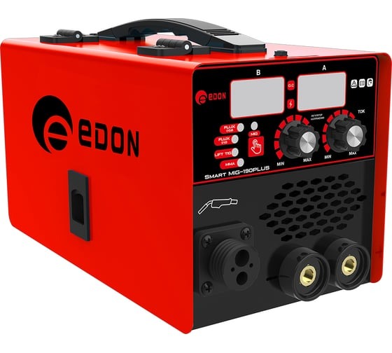 Сварочный полуавтомат Edon Smart MIG-190 Plus С инвертор MIG-MAG/FCAW/MMA/Lift TIG 8.4кВт