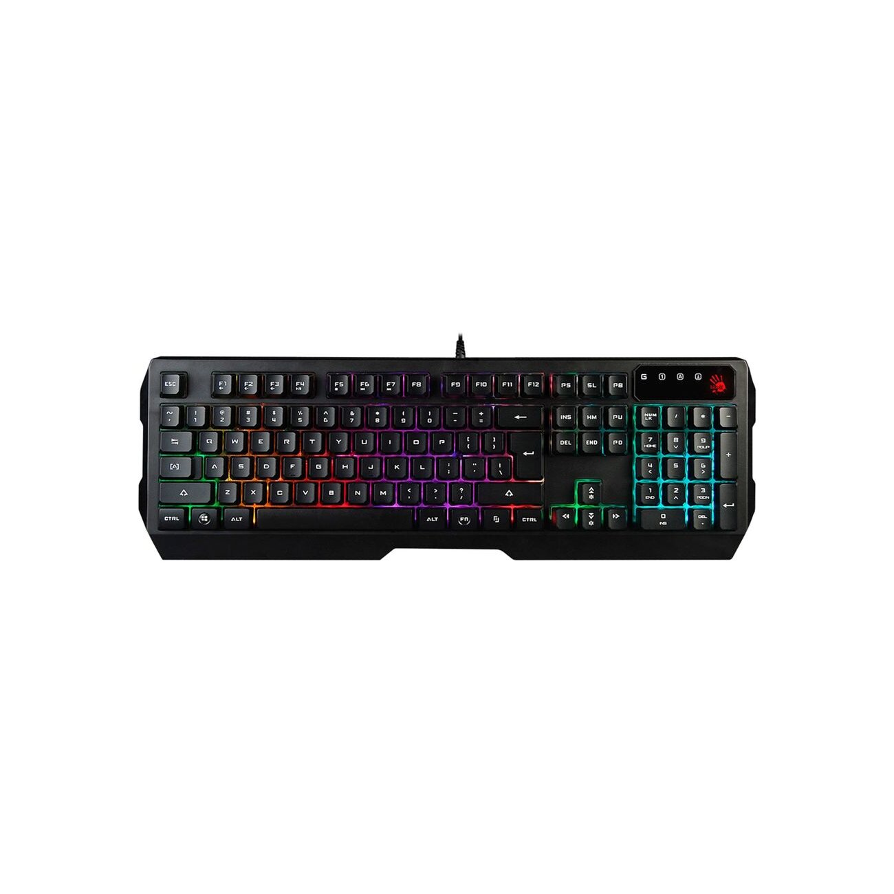 Клавиатура A4Tech Bloody B135N черный USB Multimedia for gamer LED