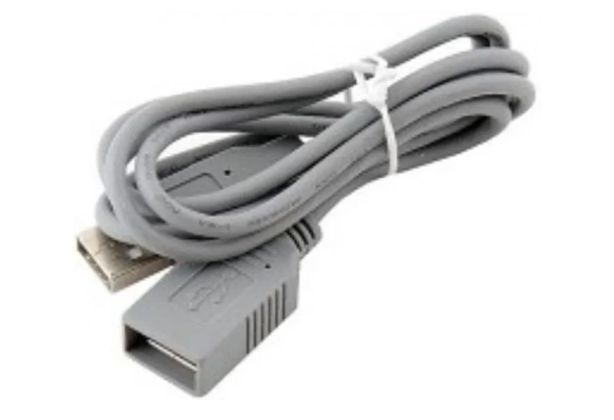 Кабель удлинительный Bion BXP-CC-USB2-AMAF-75CM/300, USB 2.0 A-A (m-f), 0.75м, серый