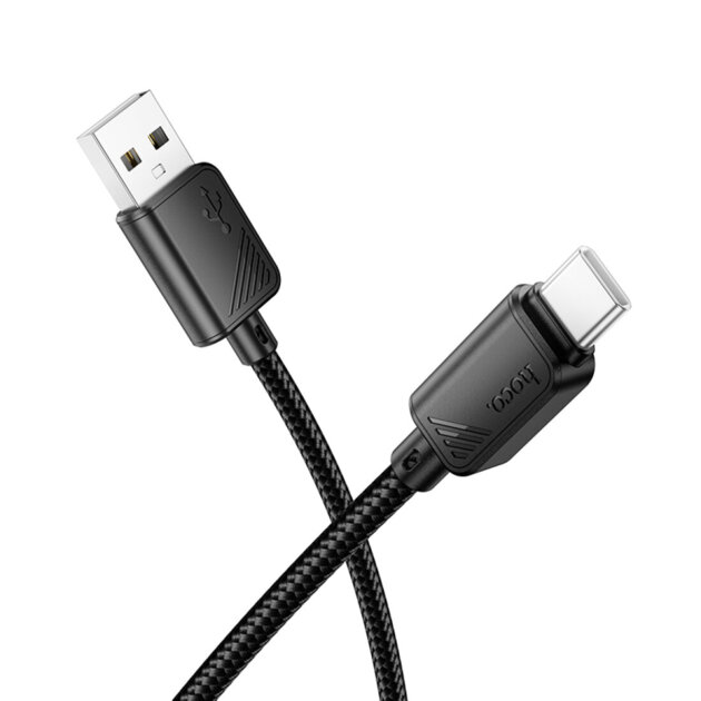 Дата-кабель HOCO X113 Beneficio charging data cable Type-C (черный)