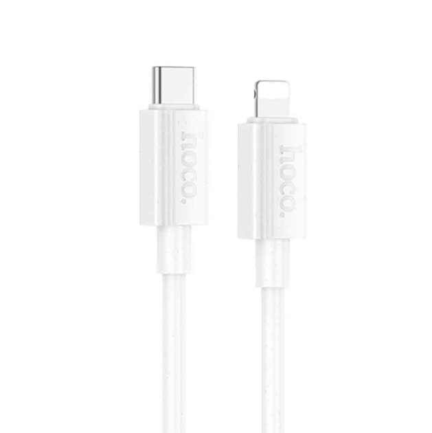 Дата-кабель HOCO X107 Favor PD charging data cable iP (белый)