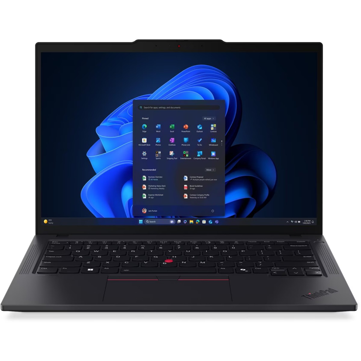 Ноутбук Lenovo ThinkPad T14 Gen 6 (21QG00ATGQ) 14" WUXGA (1920x1200) AG 400N, Ultra 5 228V, 32GB Soldered LPDDR5x-8533(MoP) 512GB SSD,Arc 130V, Wi-Fi7