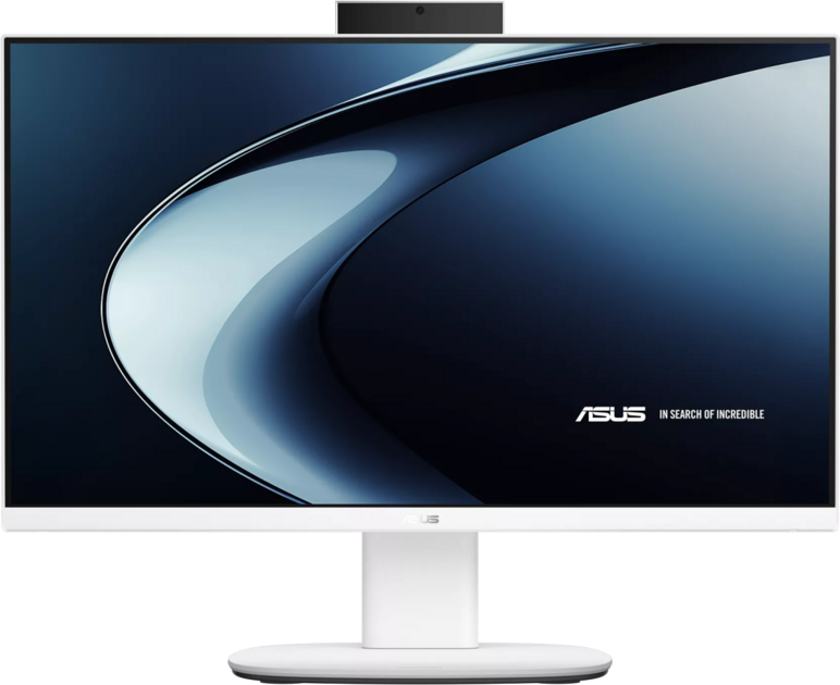 Моноблок Asus VM640KA-WPC0090 (90PT0465-M00BJ0) 23.8" Full HD Ryzen AI 7 350 (2) 32Gb SSD1Tb RGr без ОС GbitEth клавиатура мышь Cam белый