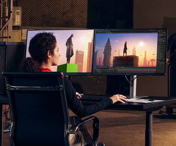 Монитор ASUS ProArt PA27JCV (90LM0AL0-B01K70) 27" 5120x2880, IPS, 2хHDMI, 1хDP, черный и серебристый