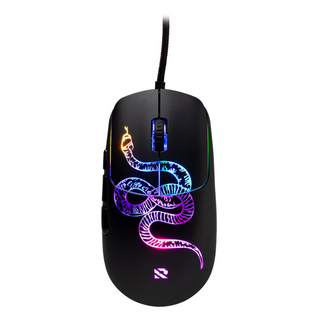 Мышь проводная SMARTBUY Rush X32 (SBM732GK) 6 кнопок, сенсор 7200dpi, RGB-подсветка, черная