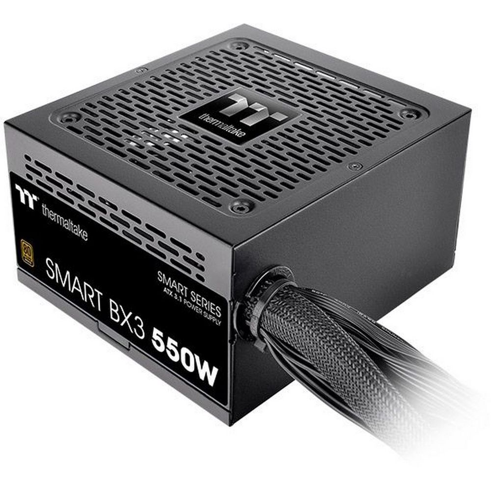 Блок питания Thermaltake Smart BX3 550 (PS-SPD-0550NNFABx-3/PS-SPD-0550NNFABE-3)/Non Modular/Non Light/Full Range/Analog/80 Plus Bronze/EU/Non JP CAP