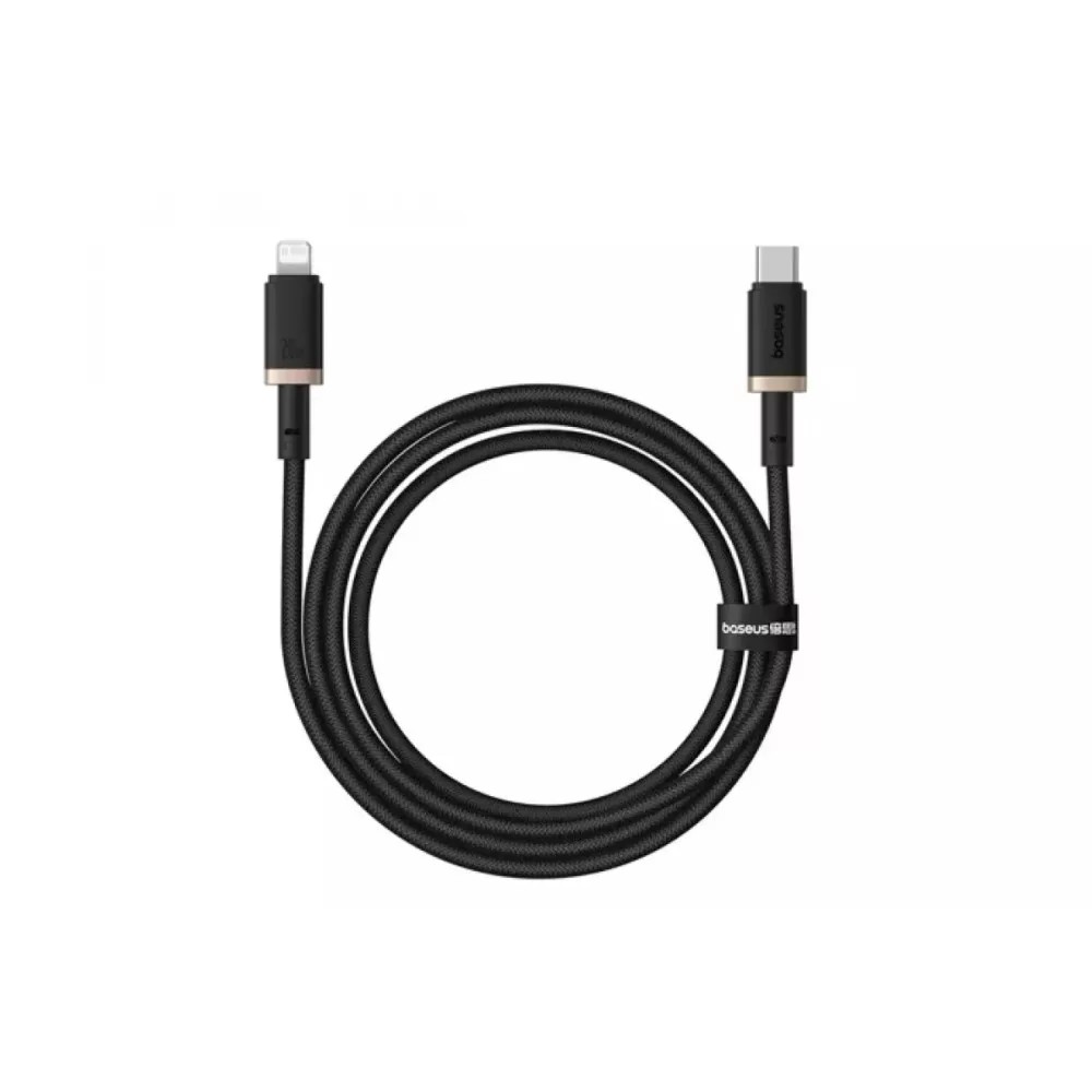 Кабель Baseus P10377800U01-00 Type-C-Lightning Dura Series 20W 1м черно-золотистый