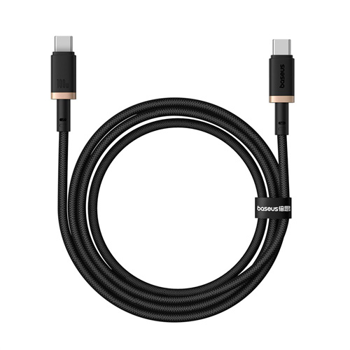 Кабель Baseus P10377803U01-02 Dura Series Type-C на Type-C 100W 2м черно-золотистый