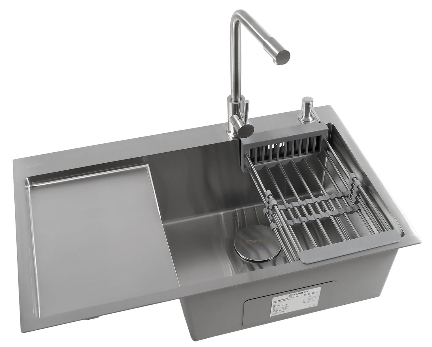 Мойка KANZLER KAS 780*500 L SATIN