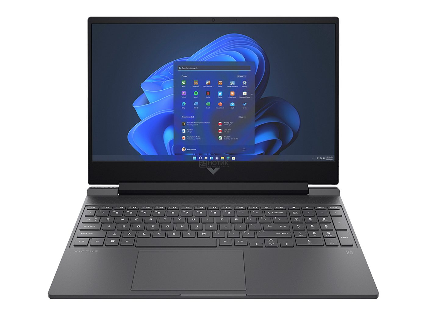 Ноутбук HP Victus 15-fb3074nw (CX5V7EA-Win11H) Ryzen AI 7 350 24Gb SSD512Gb Nvidia GeForce RTX 5060 8Gb 15.6" IPS FHD (1920x1080) black WiFi BT Cam