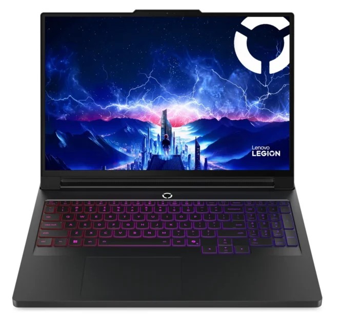 Ноутбук Lenovo Legion Pro 7 83F50025RK 16IAX10H 16"(2560x1600 OLED 240Hz)/Intel Core Ultra 9 275HX(2.2Ghz)/32768Mb/1024SSDGb/noDVD/Ext:NVIDIA GeForce