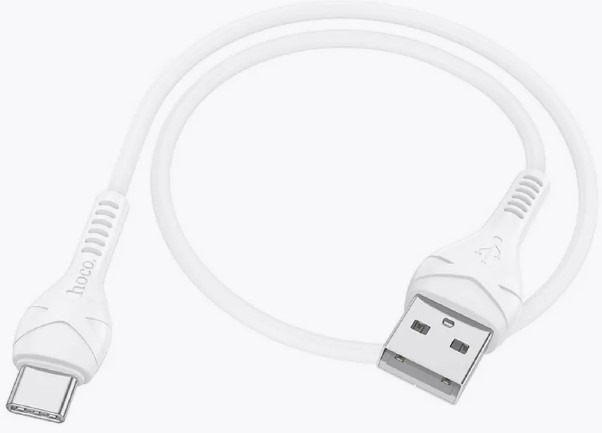 Кабель HOCO X37/ USB  Type-C/ 0.5m/ 2.4A/ Белый, (Арт. HC-12364)
