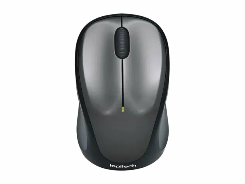 Мышь Logitech M235n (910-007129) серый/черный оптическая (1000dpi) беспроводная USB для ноутбука (2but)