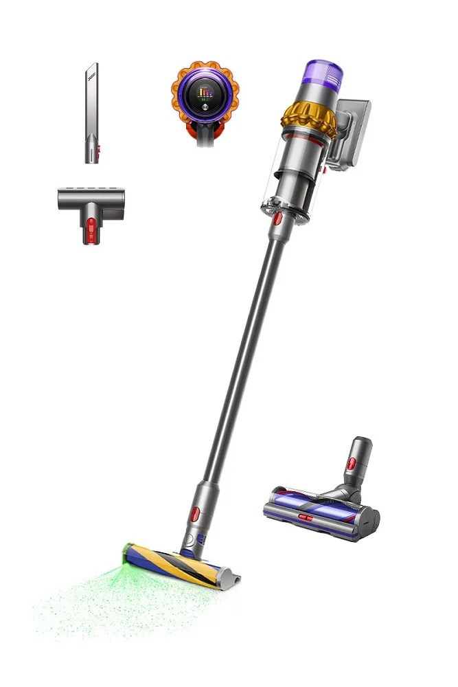 Пылесос Dyson V-Series V15 Detect Absolute (494719-01) серебристый/оранжевый