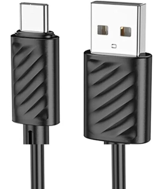 Дата-кабель HOCO X88 Gratified charging data cable for Type-C (черный)