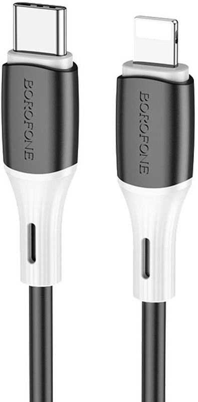 Кабель BOROFONE BX79/ USB  Type-C/ 1m/ 3A/ Силикон/ Черный
