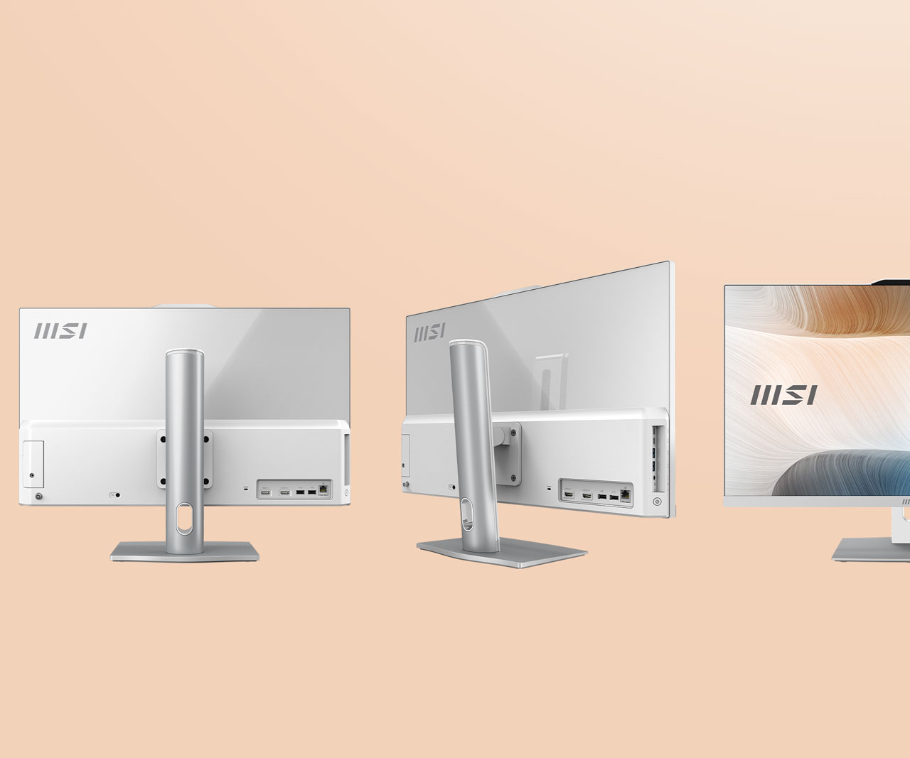 Моноблок MSI Modern AM272P 1M-1464XRU (9S6-AF8232-1464) Full HD Core 7 150U (1.8) 16Gb SSD512Gb Graphics без ОС WiFi BT 120W клавиатура мышь Cam белый