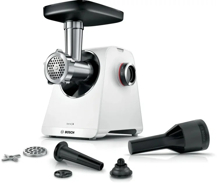 Мясорубка Bosch MFWS607W белый