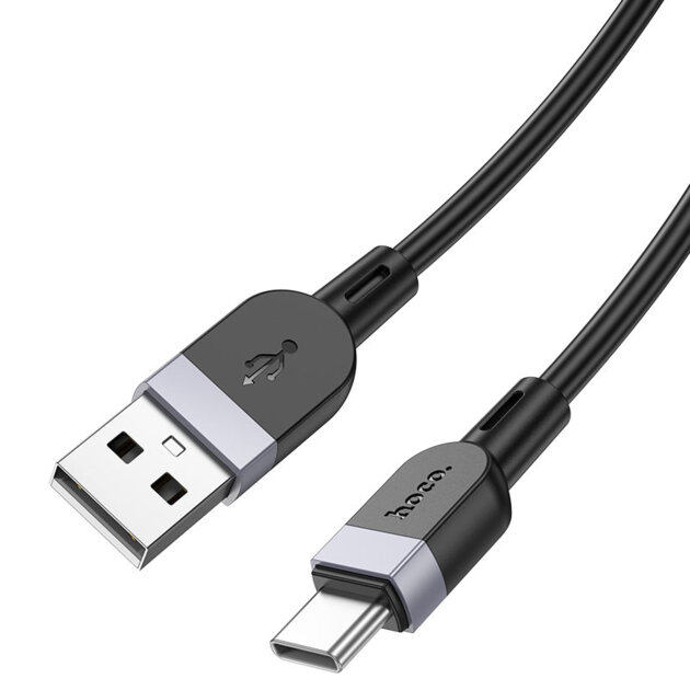 Кабель HOCO X109/ PD  Type-C-Type-C/2m/ 60W/ Силикон/ Черный, (Арт. HC-36322)