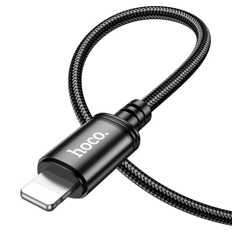 Кабель HOCO X89/ USB  Lightning/ 1m/ 2.4A/ Черный