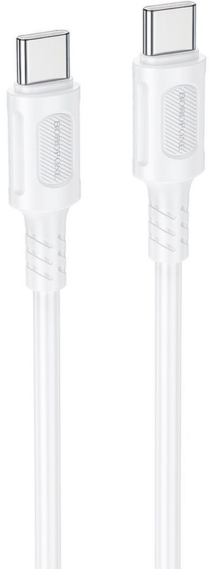 Кабель BOROFONE BX111/  Type-C-Type-C/ 1m/ 60W/ Белый