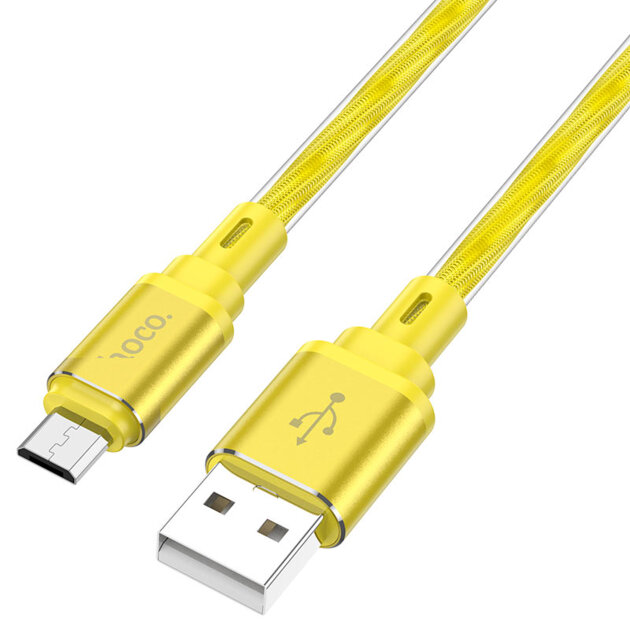 Кабель HOCO X98 USB Micro золотой
