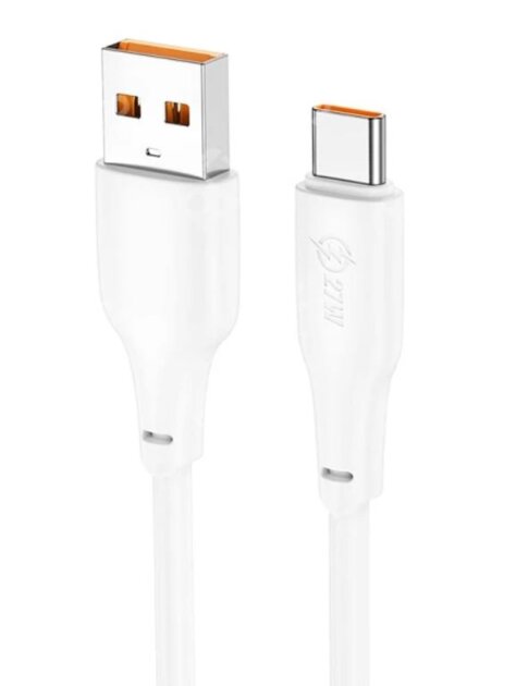 Дата-кабель HOCO X93 Force 27W Type-C 1м (белый)