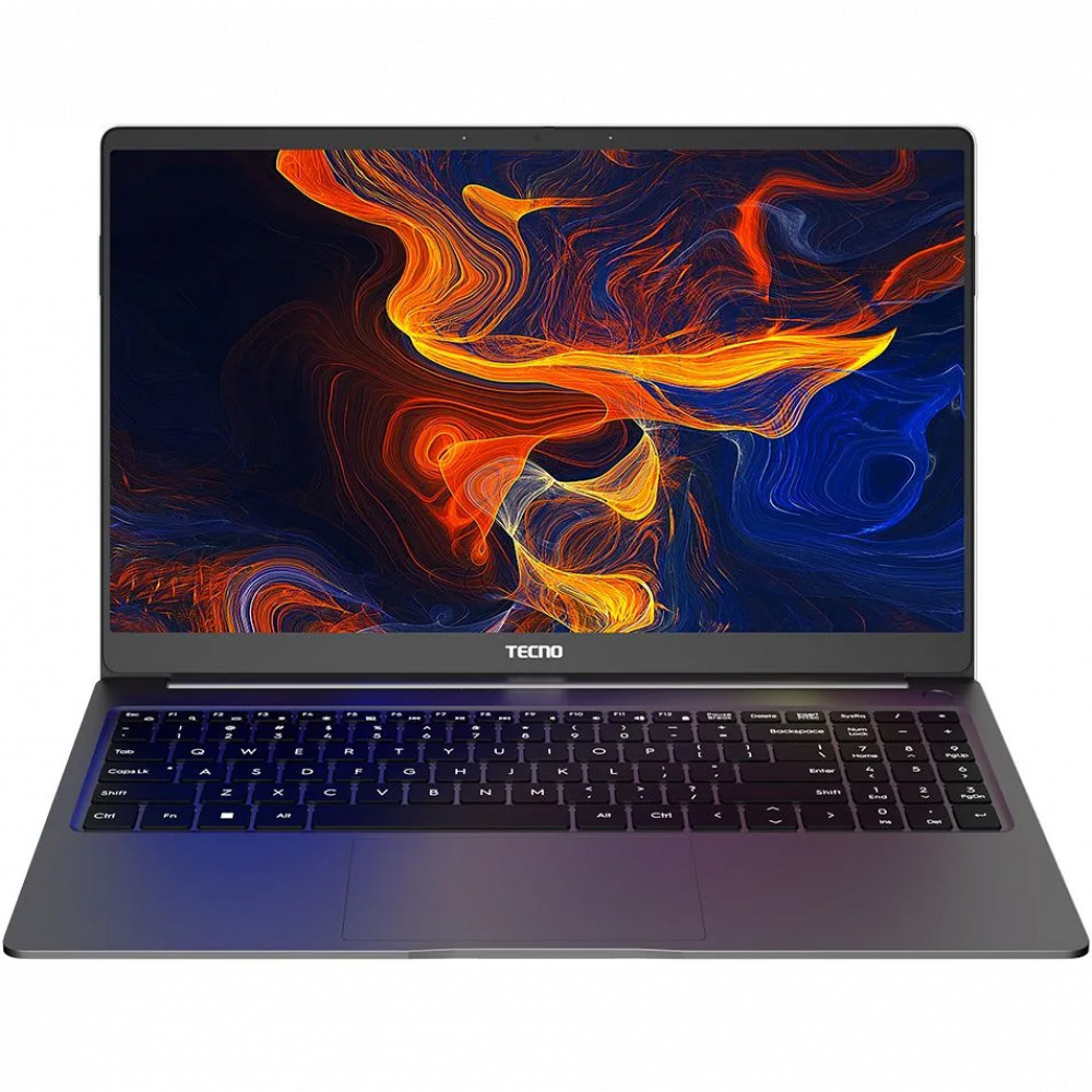 Ноутбук Tecno MegaBook T15RA (71003300380-Win11H) Core i5 13420H 8Gb SSD512Gb Intel UHD Graphics 15.6" IPS FHD (1920x1080) silver WiFi BT Cam 6140mAh