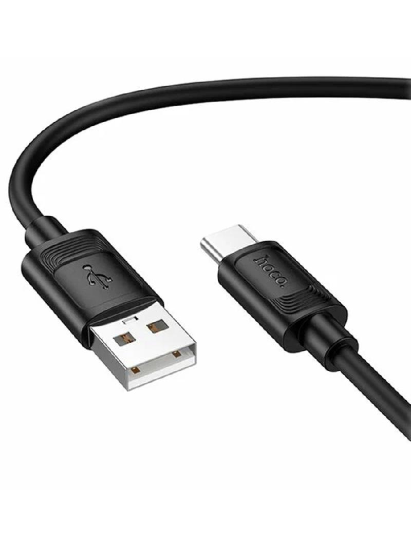 Кабель HOCO X122/ PD Type-C-Type-C/ 1m/ 3A/60W/ Силикон/ Черный, (Арт. HC-62246)