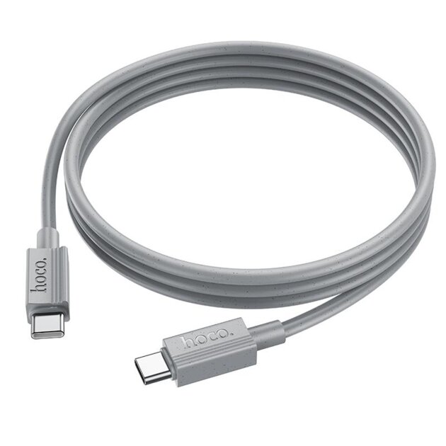 Дата-кабель HOCO X107 Favor charging data cable Type-C (серый)