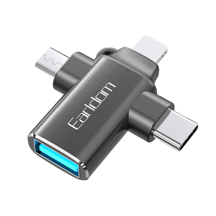 Переходник Earldom OT80 (OTG+USB) для iPhone/micro/Type C
