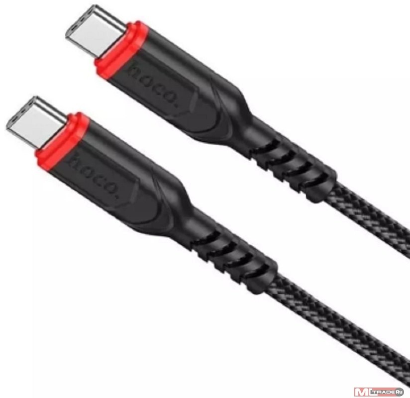 Кабель HOCO X59/ PD  Type-C-Type-C/ 2m/ 3A/60W/ Черный, (Арт. HC-94178)