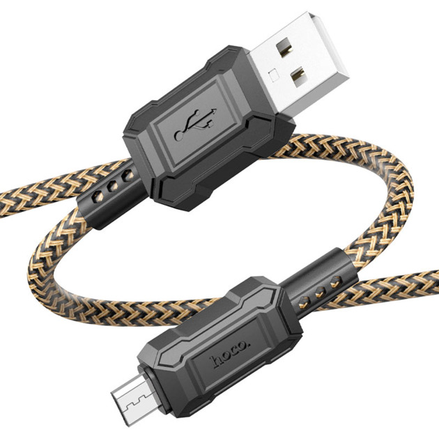 Кабель HOCO X94 USB Micro золотой