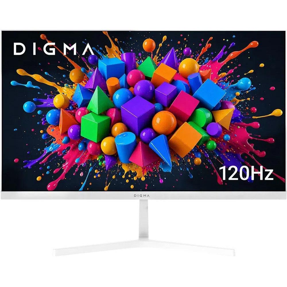 Монитор Digma Progress 24P602F белый IPS LED 1ms 16:9 HDMI M/M матовая 250cd 178гр/178гр 1920x1080 120Hz DP FHD 2.95кг