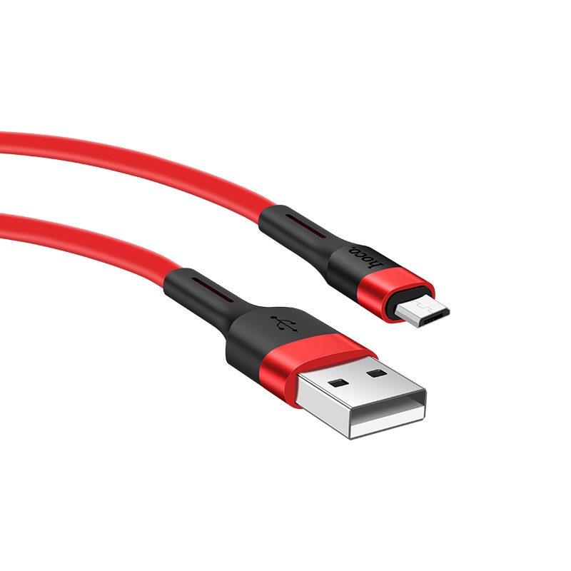 Кабель HOCO X34 Surpass USB-Micro 1.0м, 2.4A чёрный