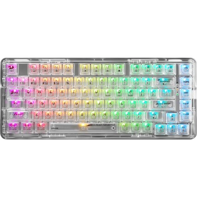 Клавиатура REDRAGON ELF Pro 71688 Wireless RU RGB (белый)