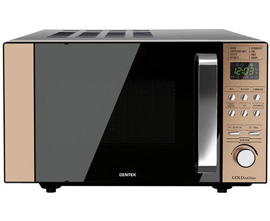 СВЧ Centek СТ-1574 (Чёрный/золотой) 20л. 700VV <без повоторного стола>