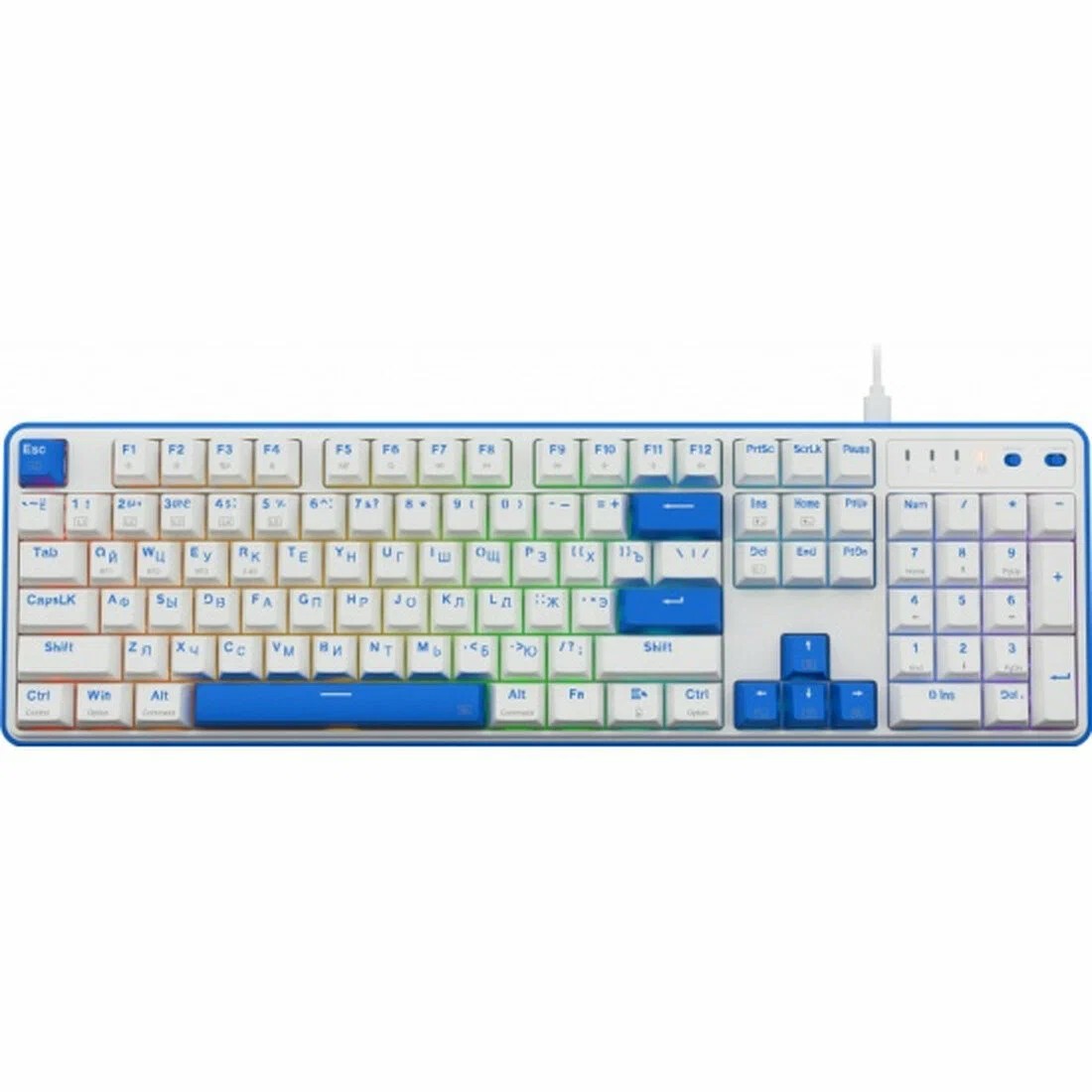 Клавиатура REDRAGON Faye Pro, RGB, бел/син (72257)